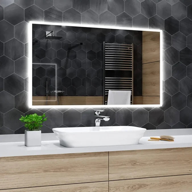 Espejo LED rectangular - Vigo
