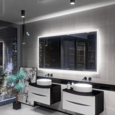 Espejo LED rectangular - Vigo - Imagen 3
