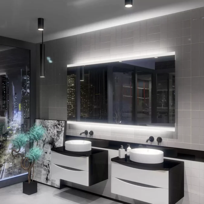 Espejo LED rectangular - Vitoria